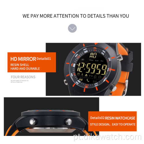 SMAEL Eletrônico WristWatch Luminous Masculino Bluetooth Clock